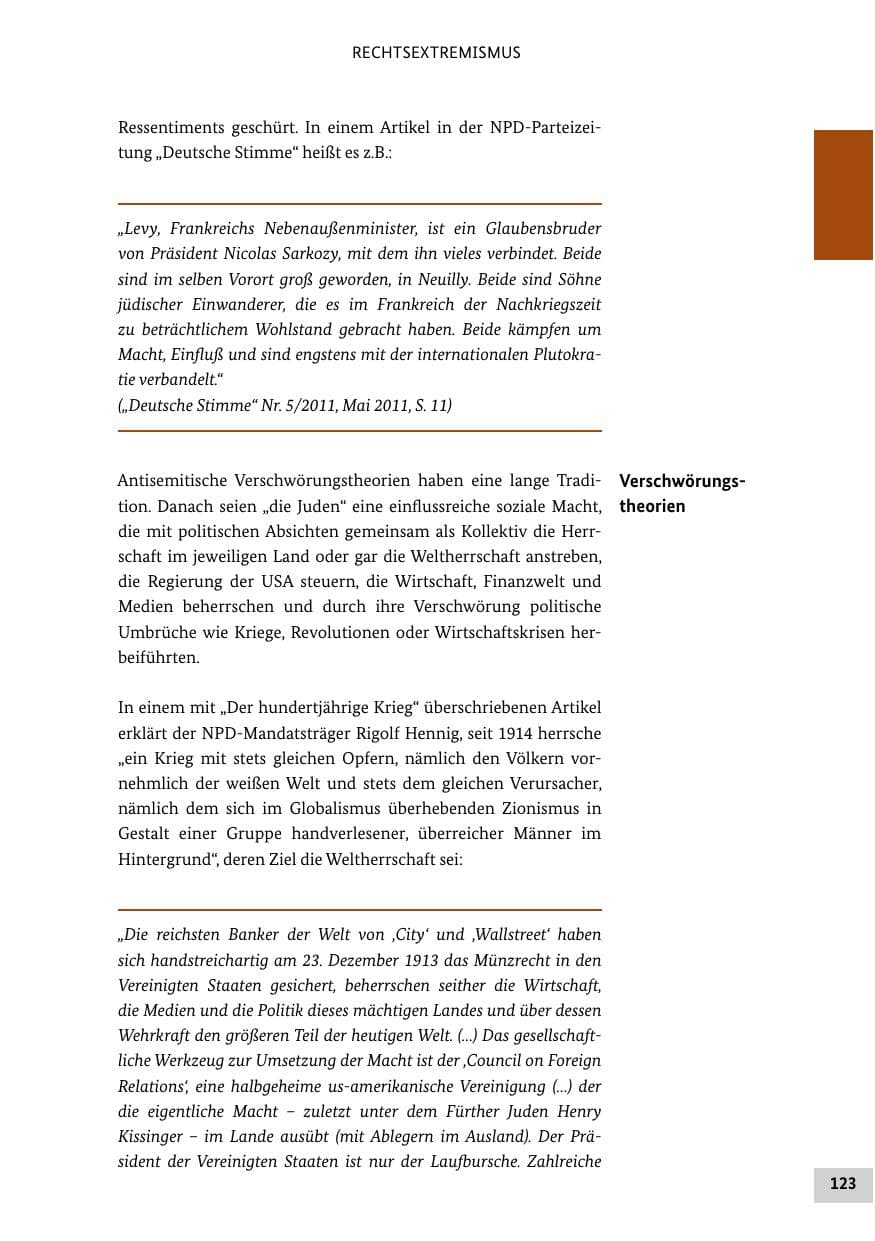 Seite 122 des Verfassungsschutzbericht 2011 Bund