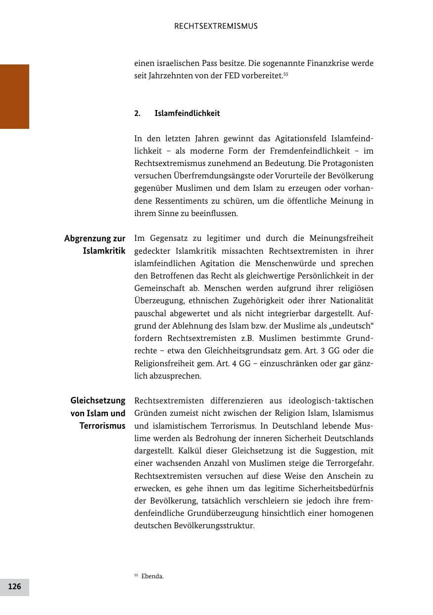 Seite 125 des Verfassungsschutzbericht 2011 Bund