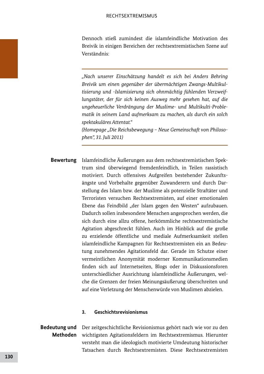 Seite 129 des Verfassungsschutzbericht 2011 Bund