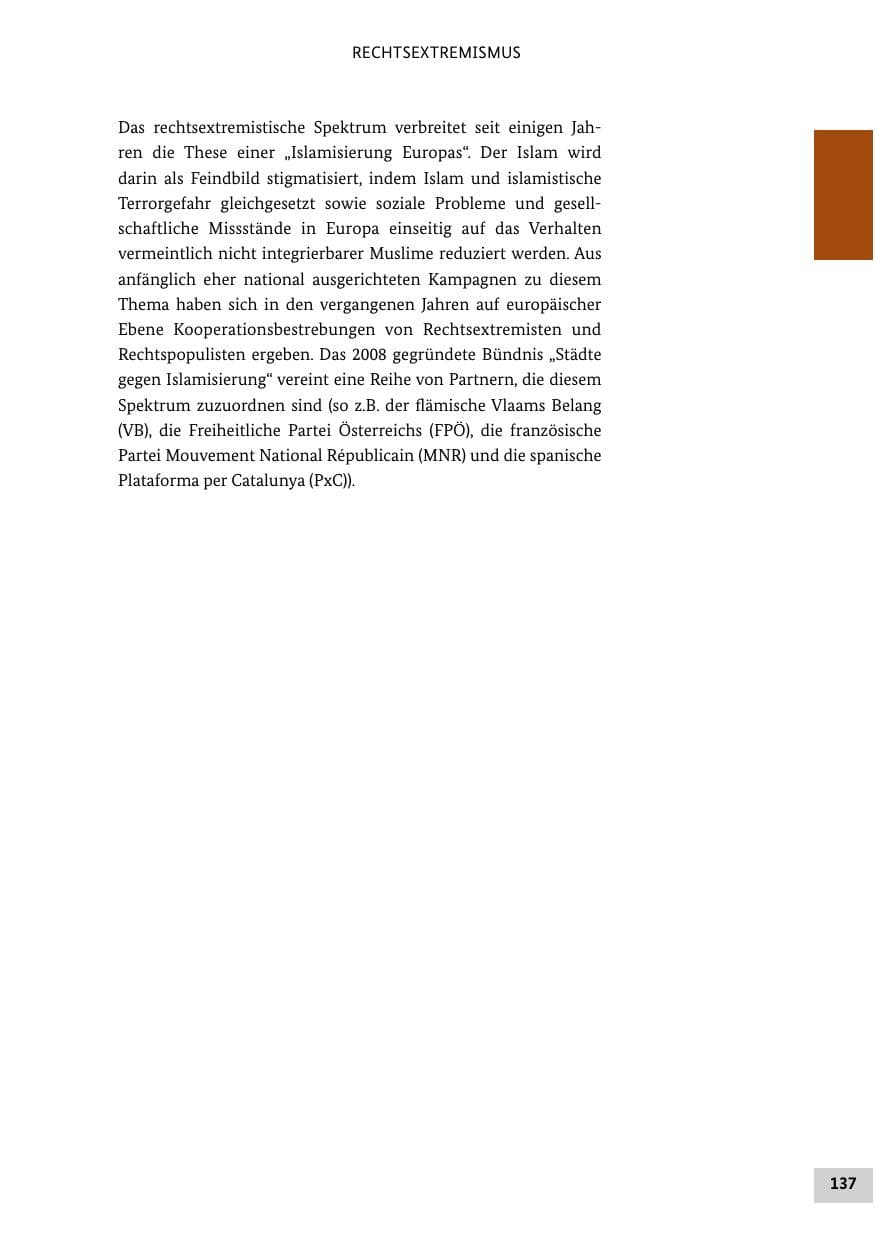 Seite 136 des Verfassungsschutzbericht 2011 Bund