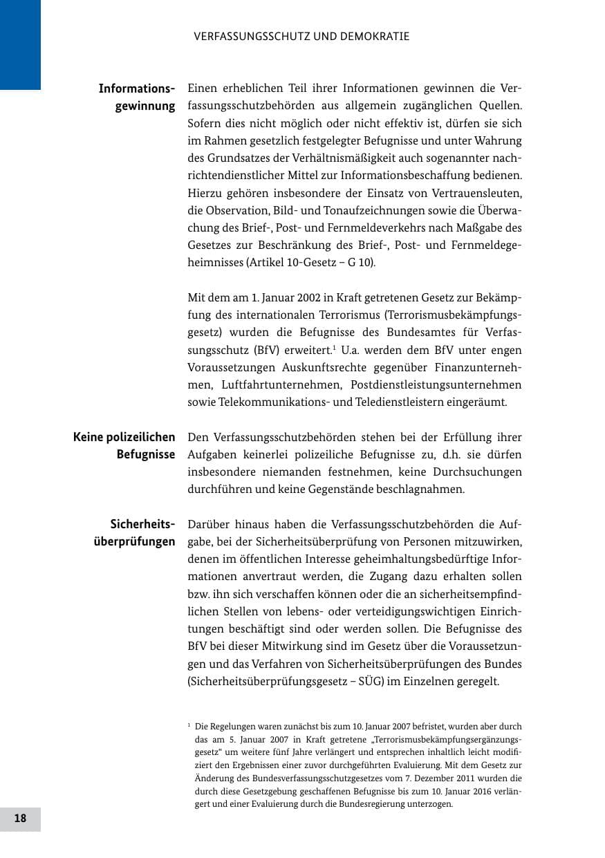 Seite 17 des Verfassungsschutzbericht 2011 Bund