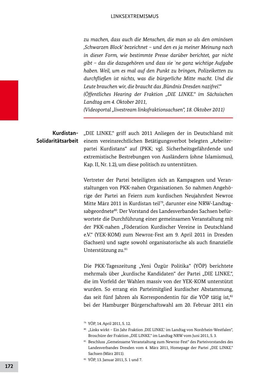 Seite 171 des Verfassungsschutzbericht 2011 Bund