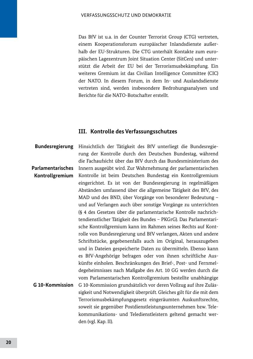 Seite 19 des Verfassungsschutzbericht 2011 Bund