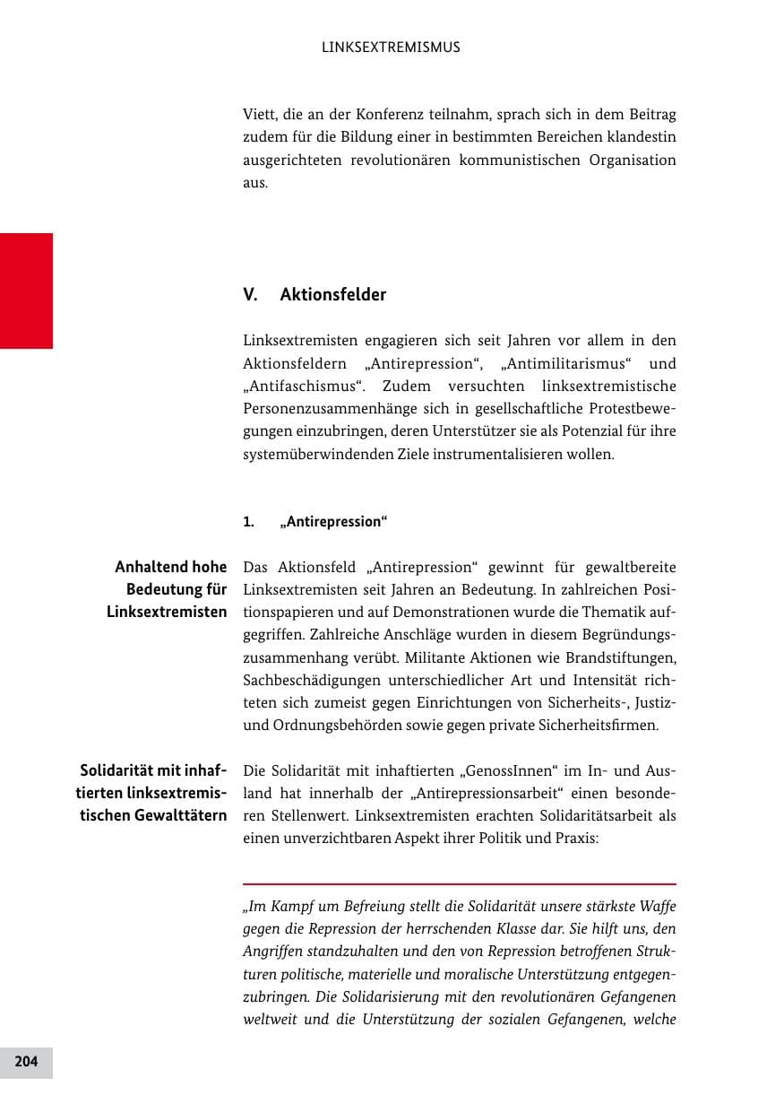 Seite 203 des Verfassungsschutzbericht 2011 Bund