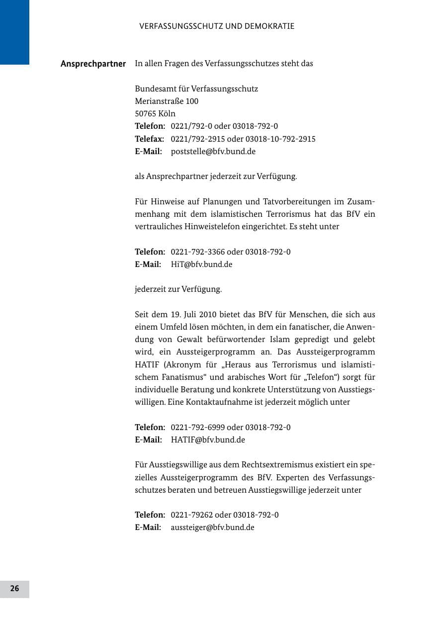 Seite 25 des Verfassungsschutzbericht 2011 Bund