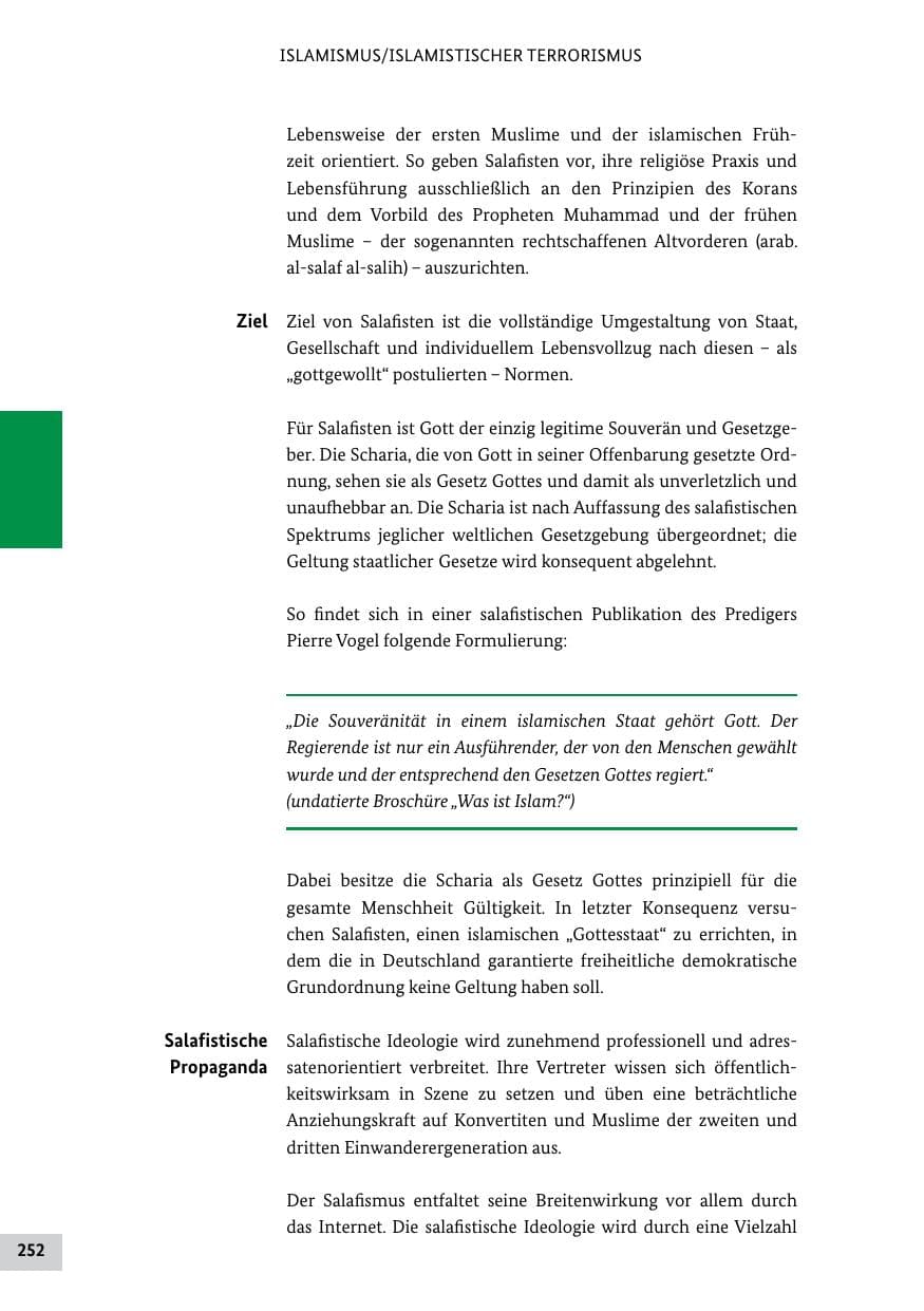 Seite 251 des Verfassungsschutzbericht 2011 Bund
