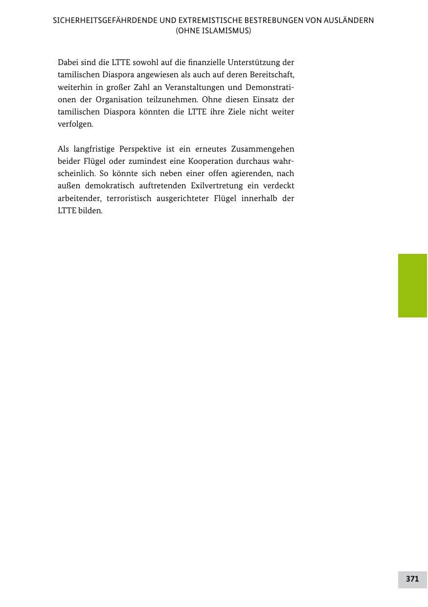 Seite 370 des Verfassungsschutzbericht 2011 Bund