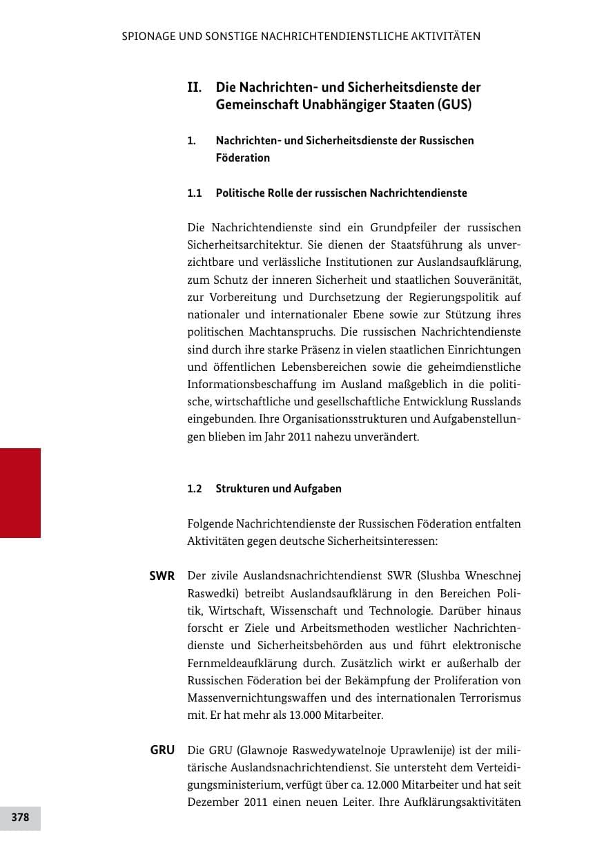 Seite 377 des Verfassungsschutzbericht 2011 Bund