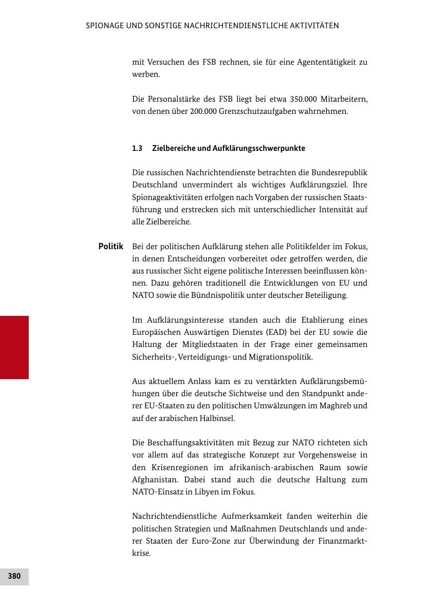 Seite 379 des Verfassungsschutzbericht 2011 Bund