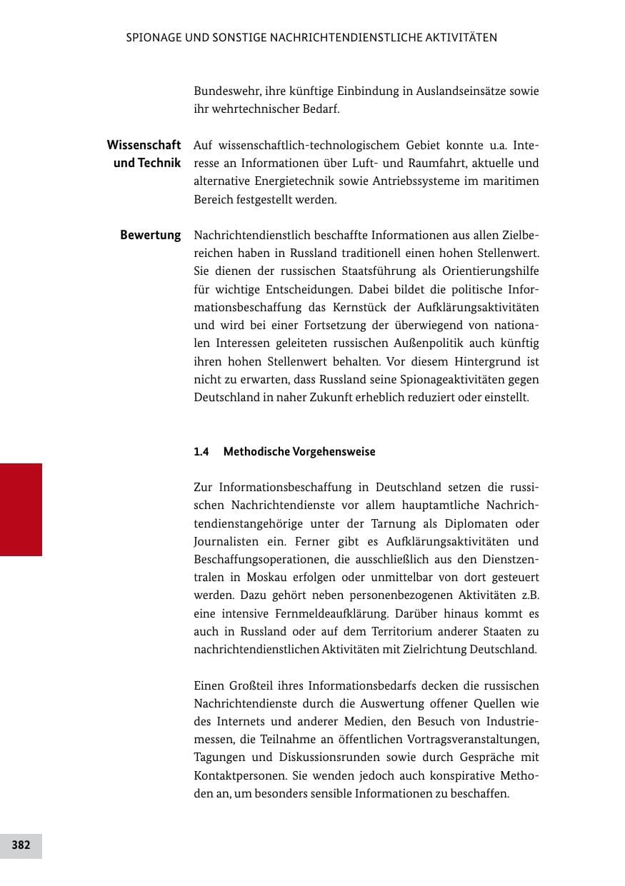Seite 381 des Verfassungsschutzbericht 2011 Bund