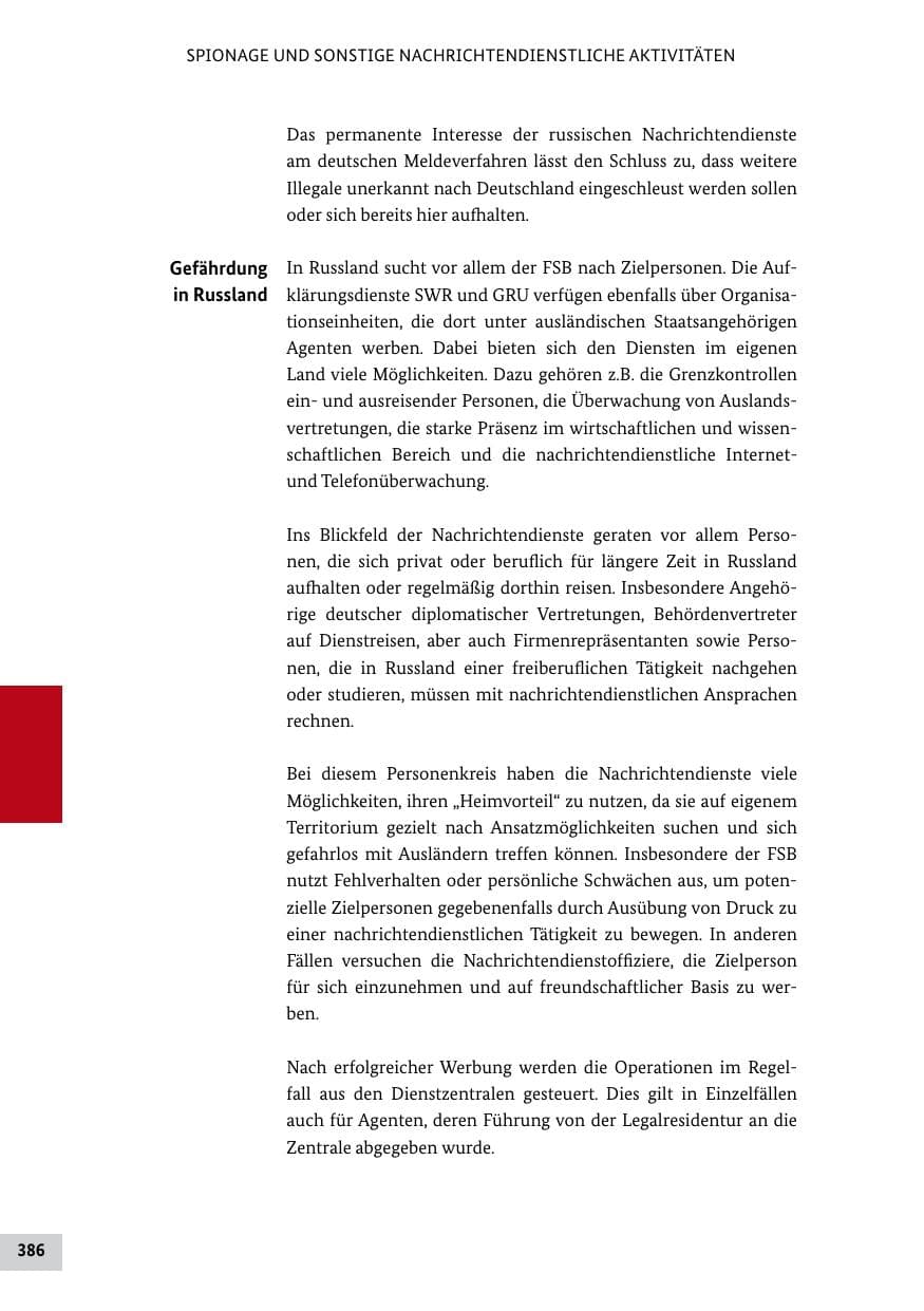 Seite 385 des Verfassungsschutzbericht 2011 Bund