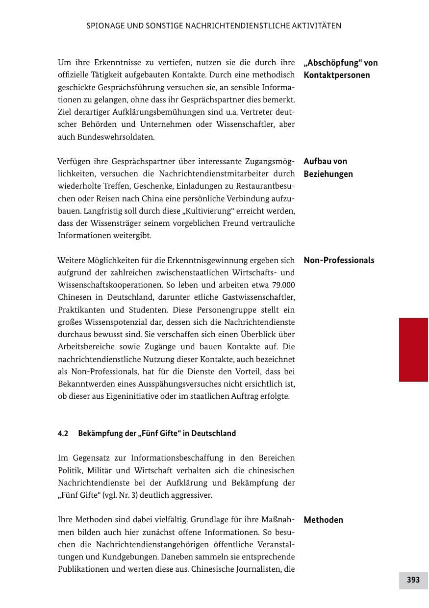 Seite 392 des Verfassungsschutzbericht 2011 Bund