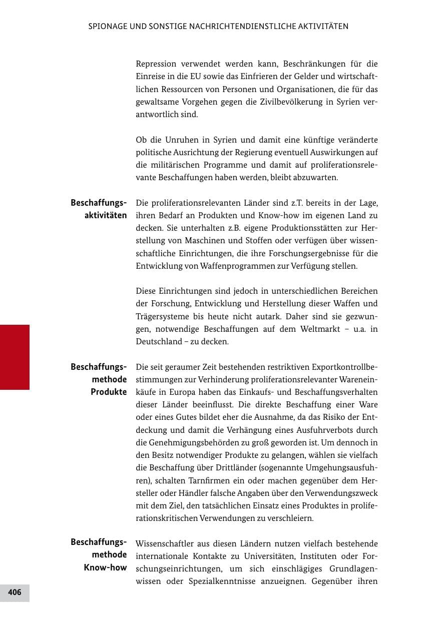 Seite 405 des Verfassungsschutzbericht 2011 Bund