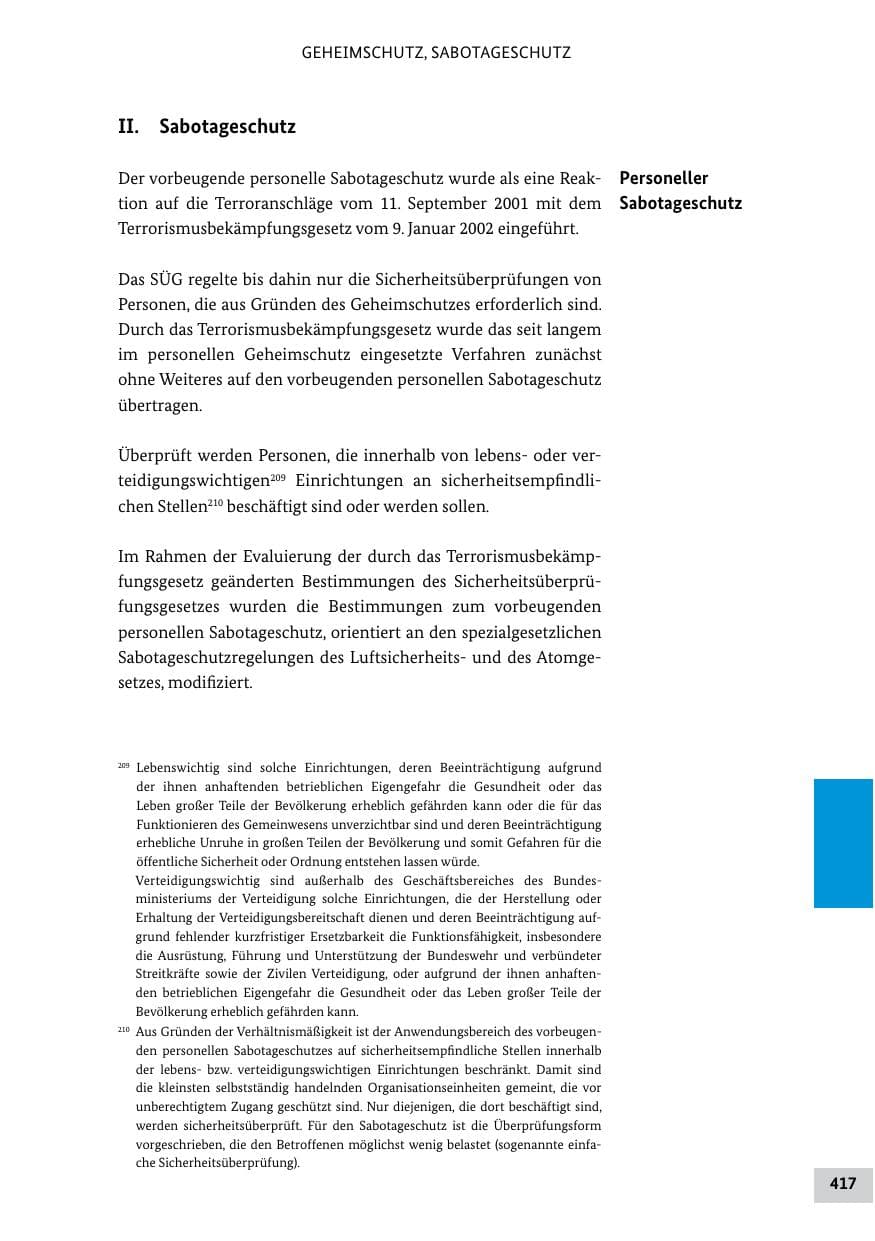 Seite 416 des Verfassungsschutzbericht 2011 Bund