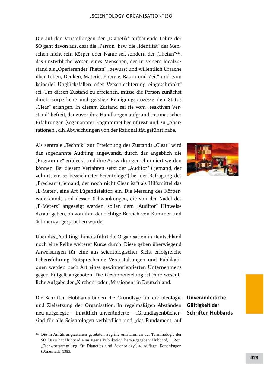 Seite 422 des Verfassungsschutzbericht 2011 Bund