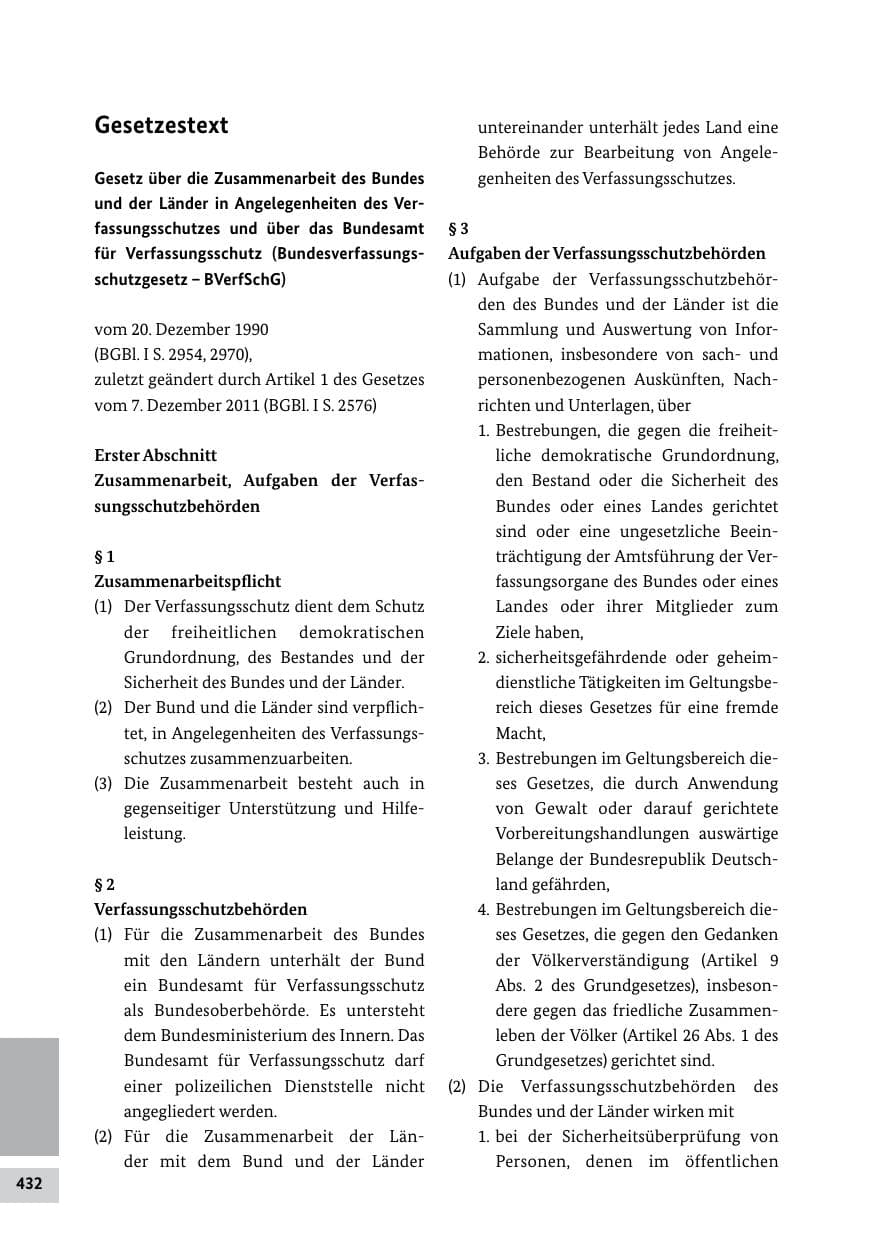 Seite 431 des Verfassungsschutzbericht 2011 Bund