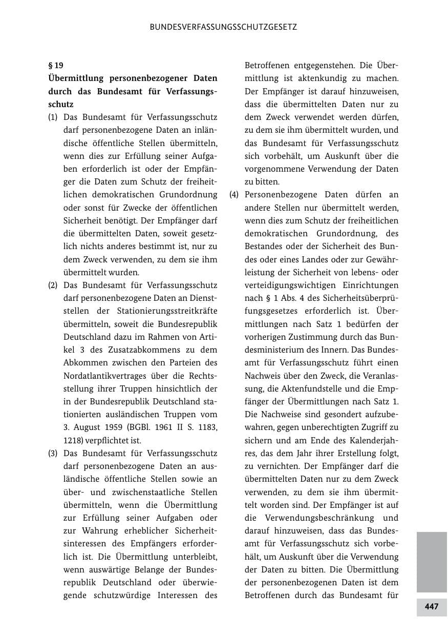 Seite 446 des Verfassungsschutzbericht 2011 Bund