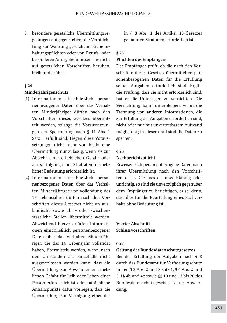 Seite 450 des Verfassungsschutzbericht 2011 Bund