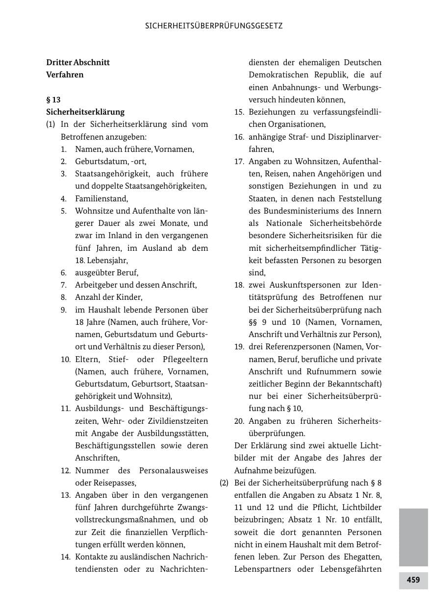 Seite 458 des Verfassungsschutzbericht 2011 Bund