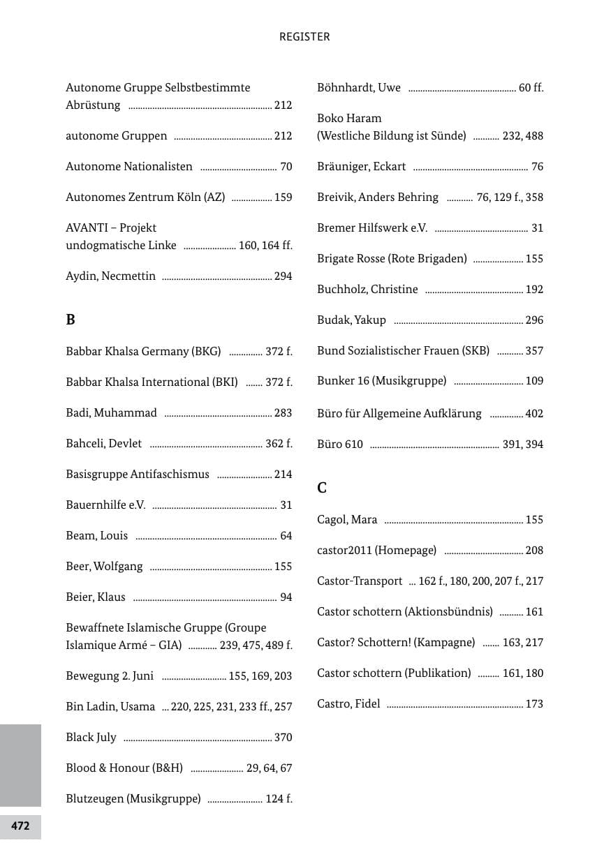 Seite 471 des Verfassungsschutzbericht 2011 Bund