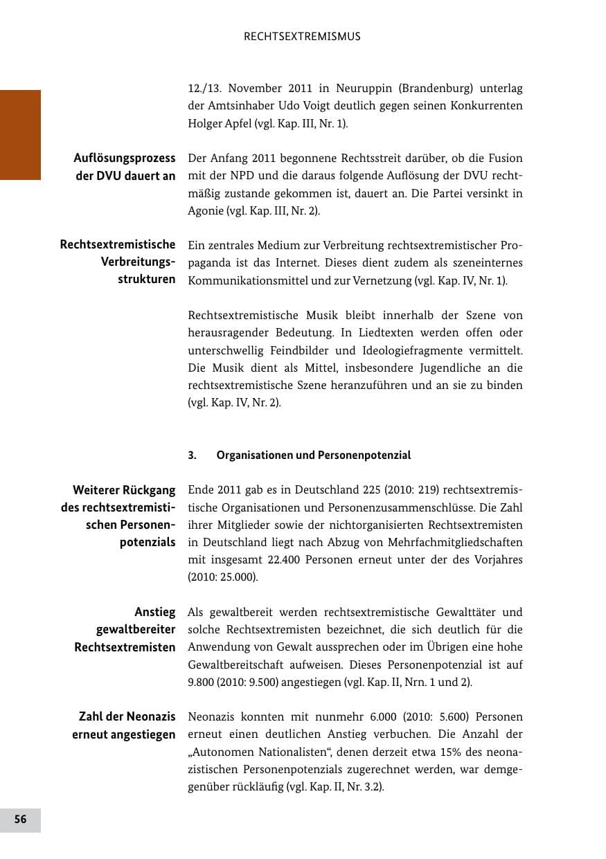 Seite 55 des Verfassungsschutzbericht 2011 Bund