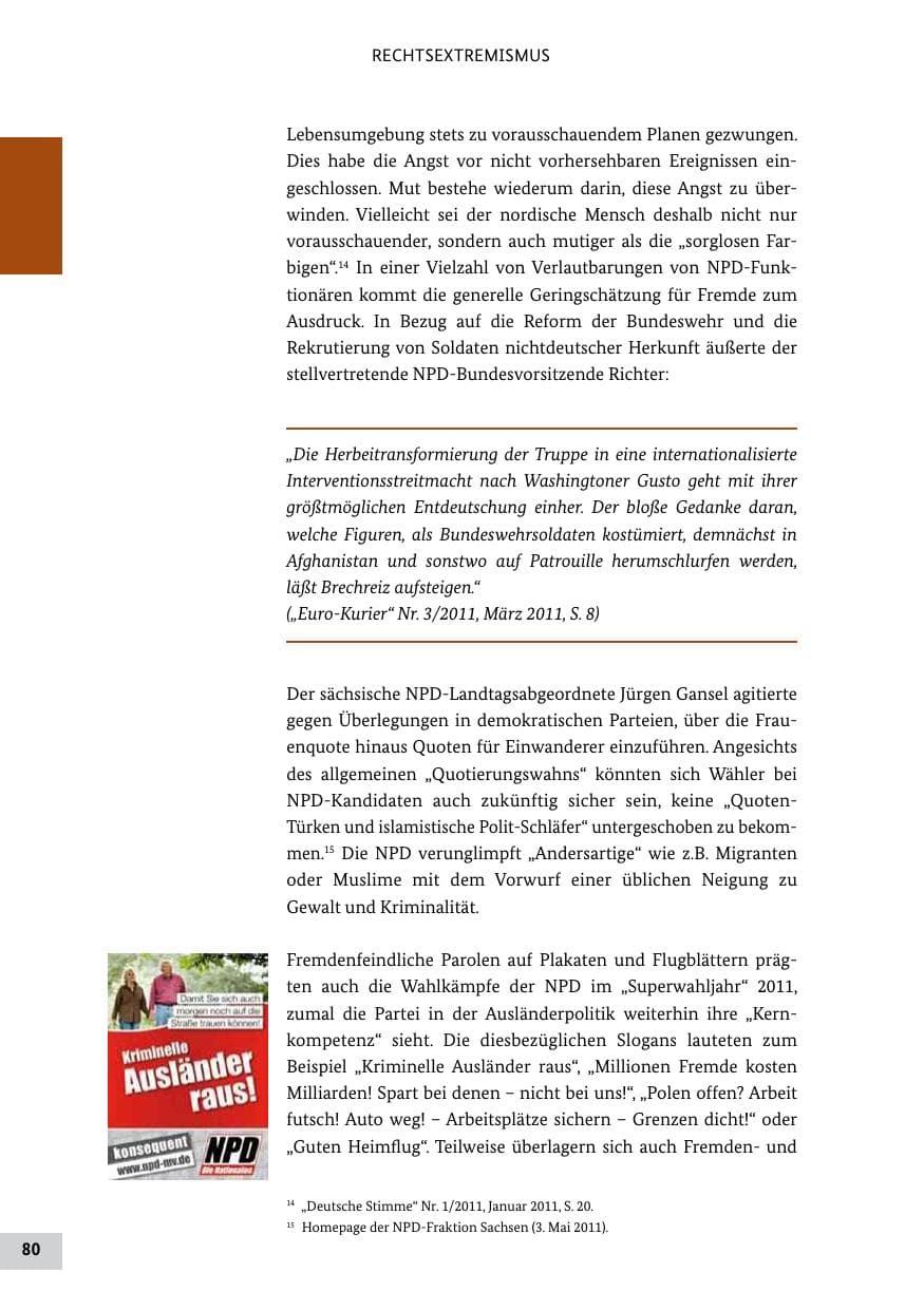 Seite 79 des Verfassungsschutzbericht 2011 Bund