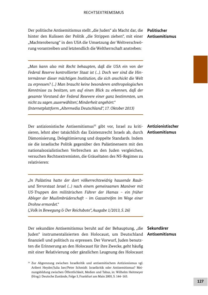 Seite 126 des Verfassungsschutzbericht 2013 Bund