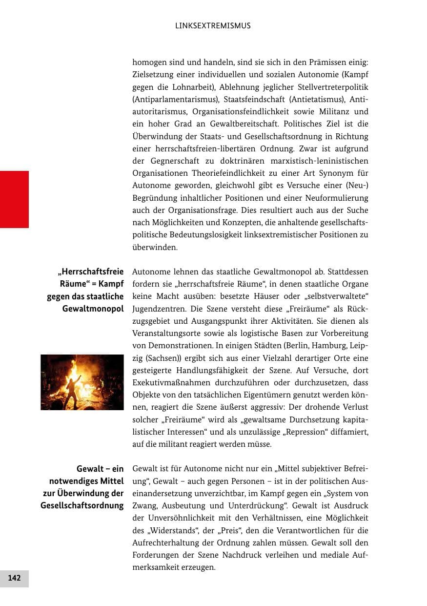 Seite 141 des Verfassungsschutzbericht 2013 Bund