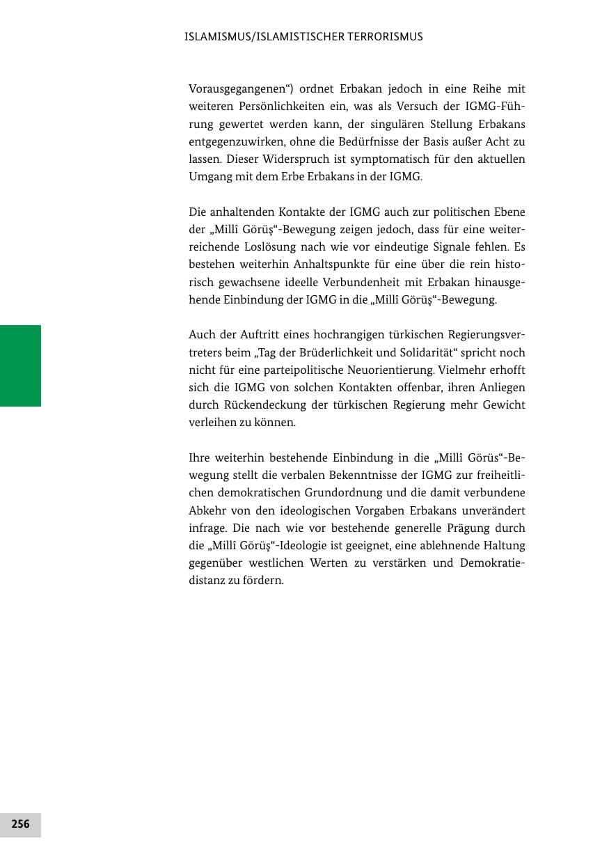 Seite 255 des Verfassungsschutzbericht 2013 Bund