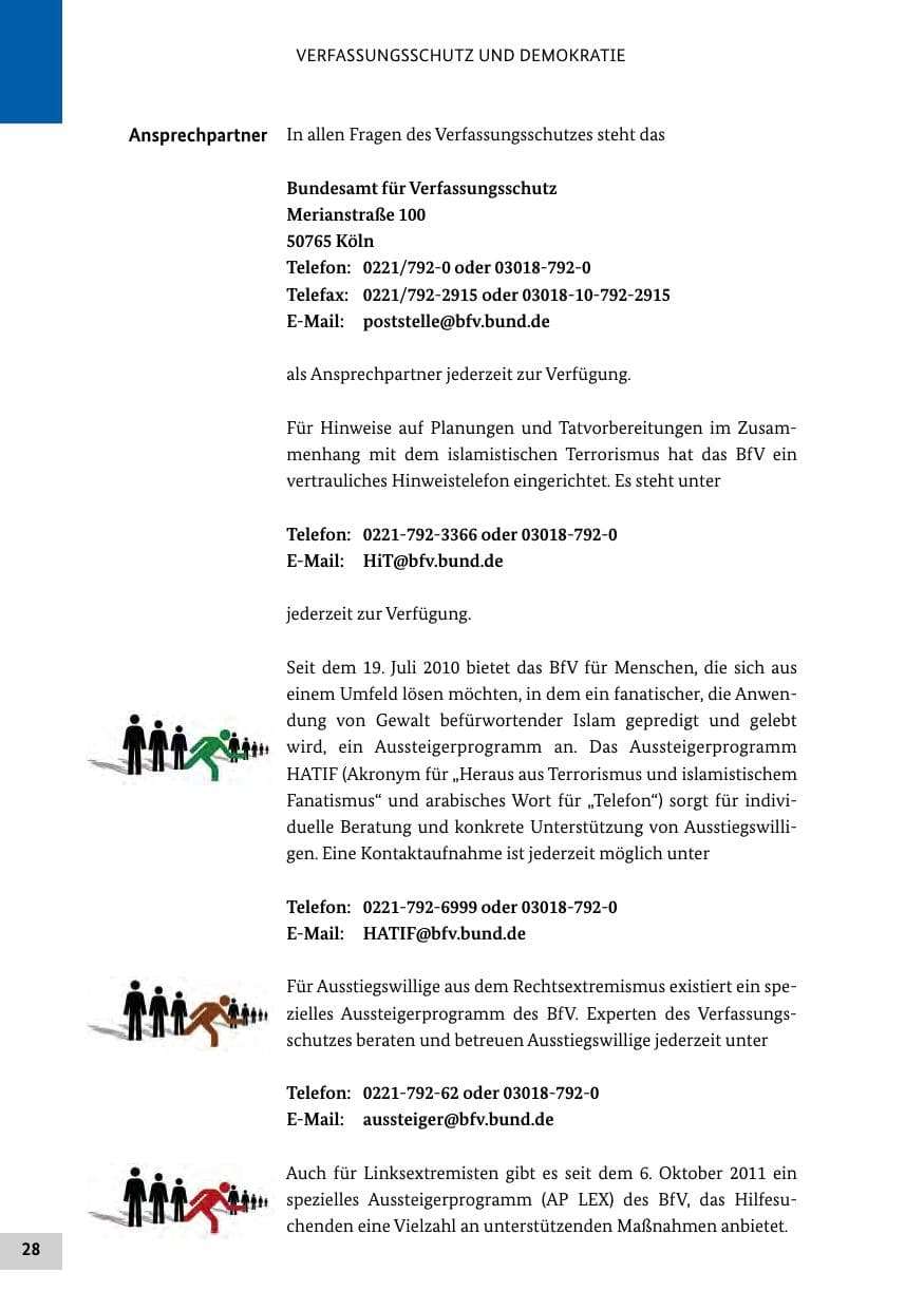 Seite 27 des Verfassungsschutzbericht 2013 Bund