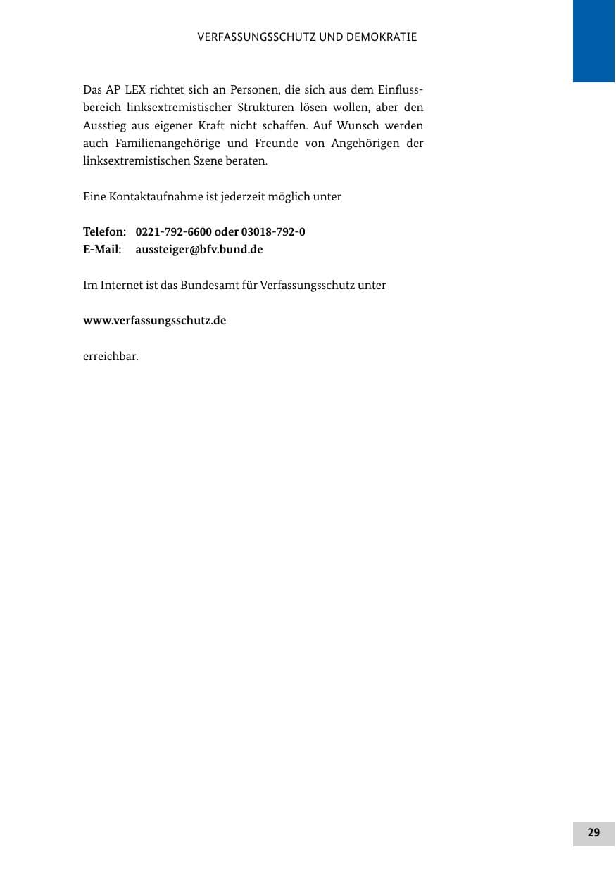Seite 28 des Verfassungsschutzbericht 2013 Bund