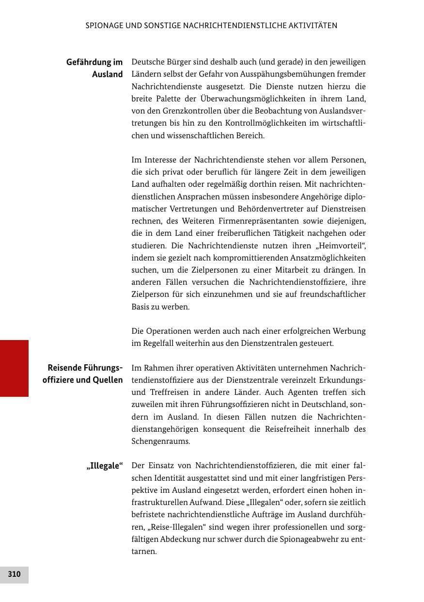 Seite 309 des Verfassungsschutzbericht 2013 Bund