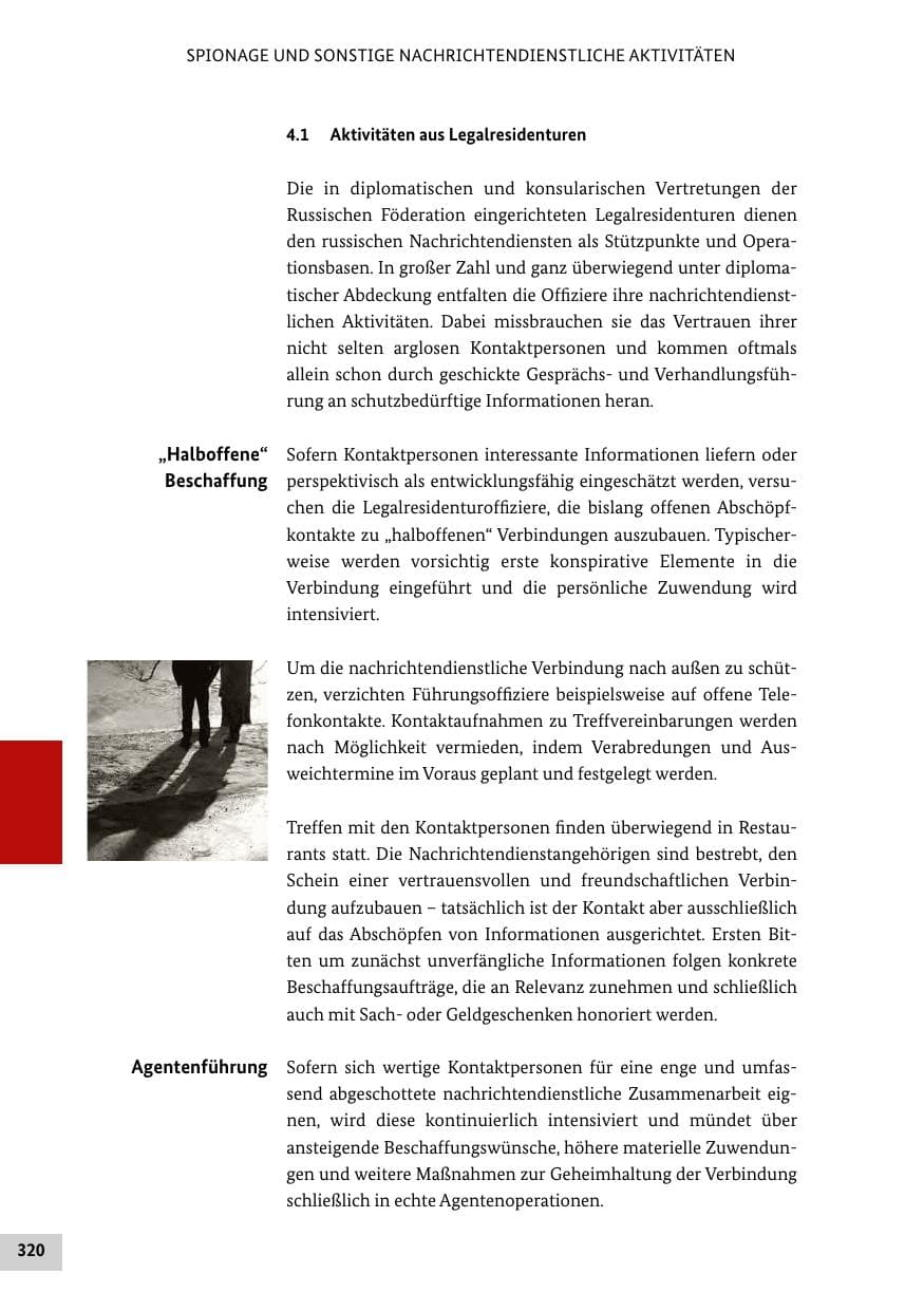 Seite 319 des Verfassungsschutzbericht 2013 Bund