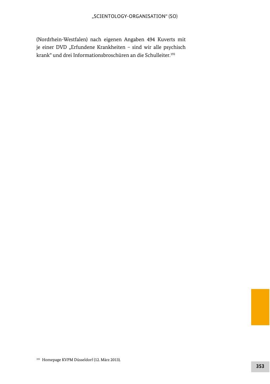 Seite 352 des Verfassungsschutzbericht 2013 Bund