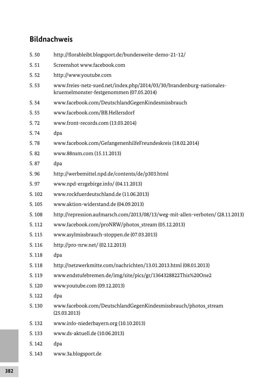 Seite 381 des Verfassungsschutzbericht 2013 Bund