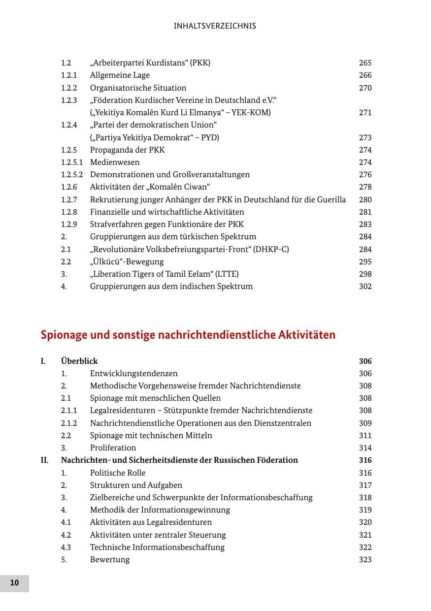 Seite 9 des Verfassungsschutzbericht 2013 Bund