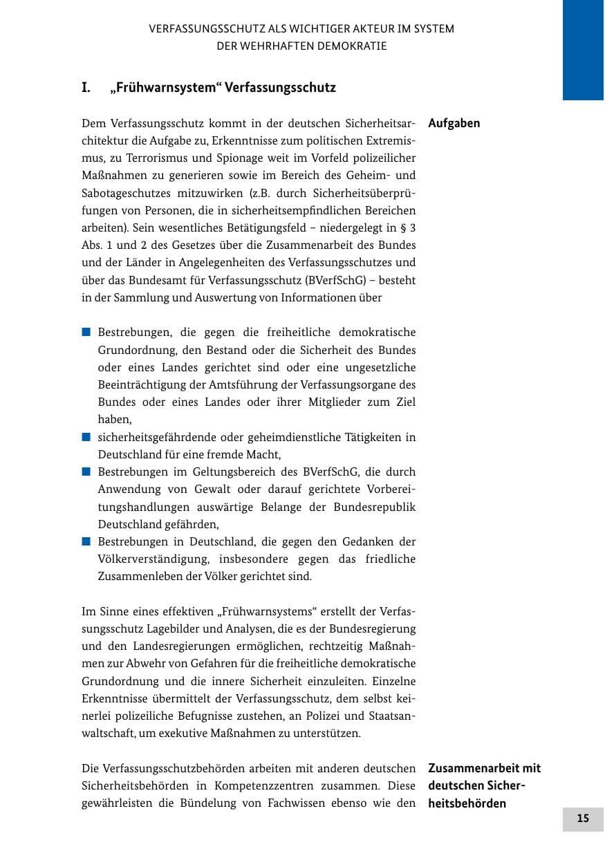 Seite 14 des Verfassungsschutzbericht 2014 Bund