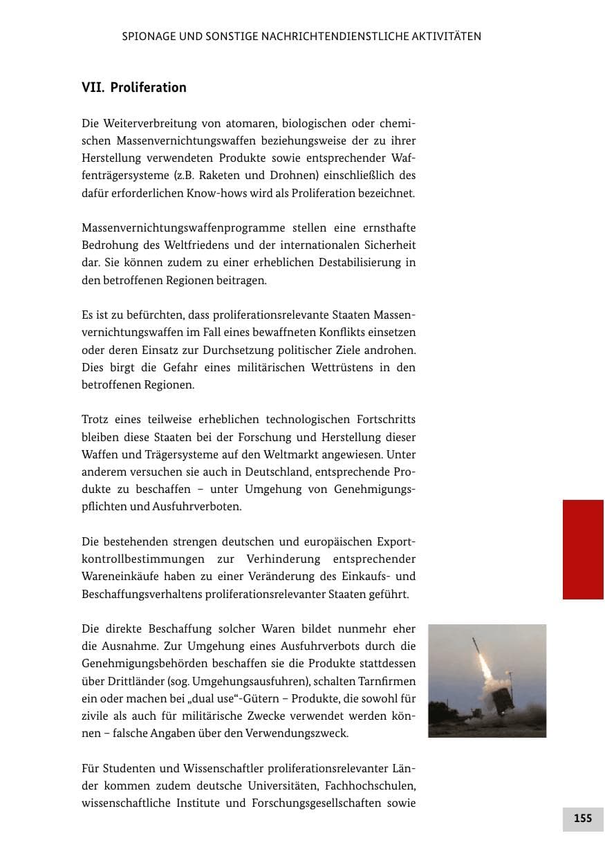 Seite 154 des Verfassungsschutzbericht 2014 Bund