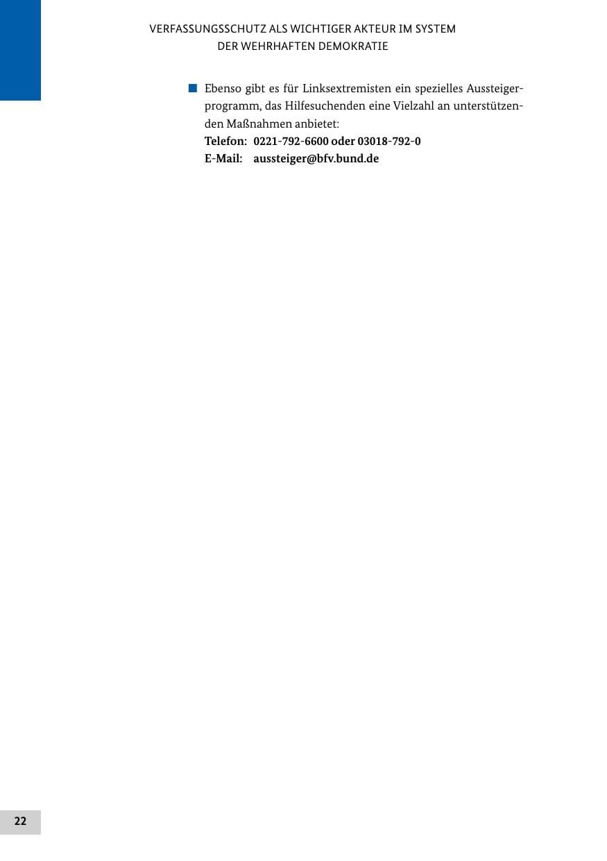 Seite 21 des Verfassungsschutzbericht 2014 Bund