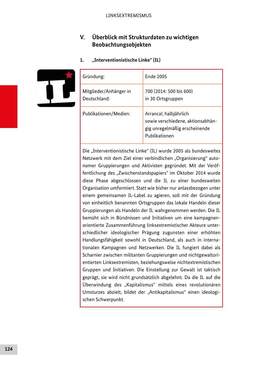 Seite 123 des Verfassungsschutzbericht 2015 Bund