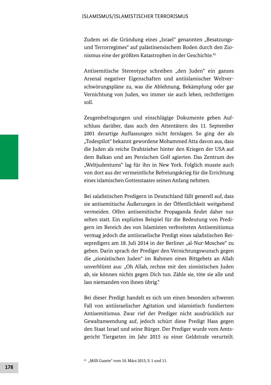 Seite 177 des Verfassungsschutzbericht 2015 Bund