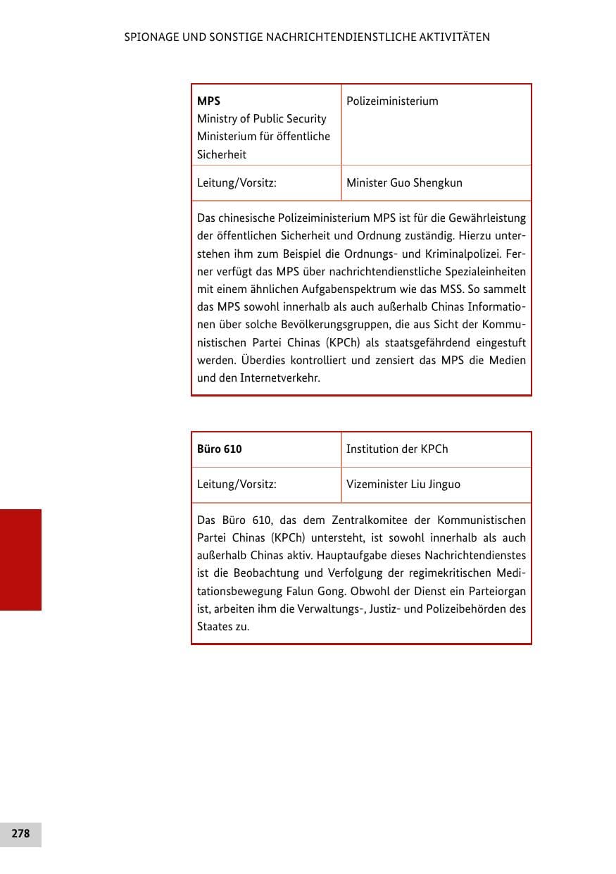 Seite 277 des Verfassungsschutzbericht 2015 Bund