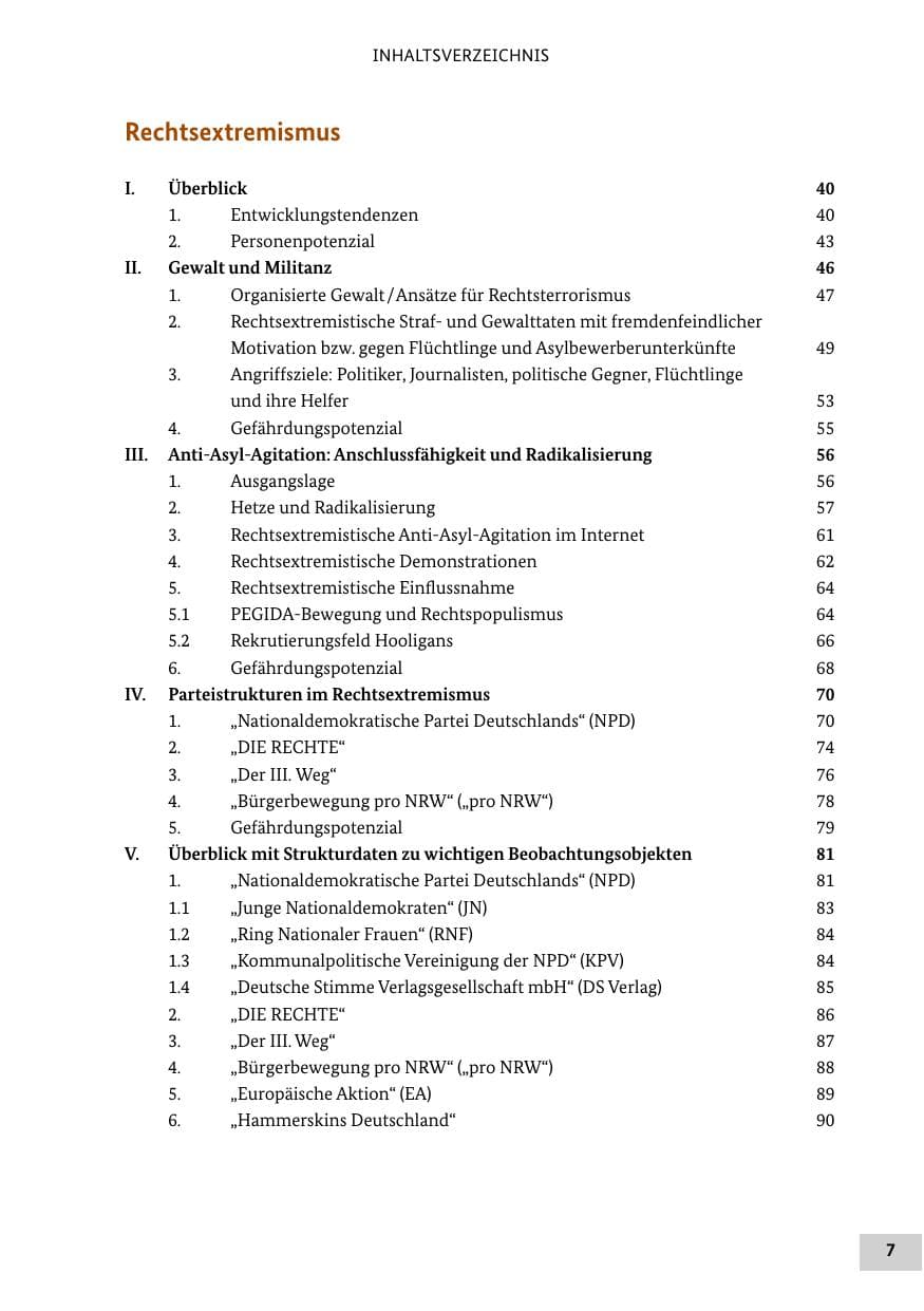 Seite 6 des Verfassungsschutzbericht 2015 Bund