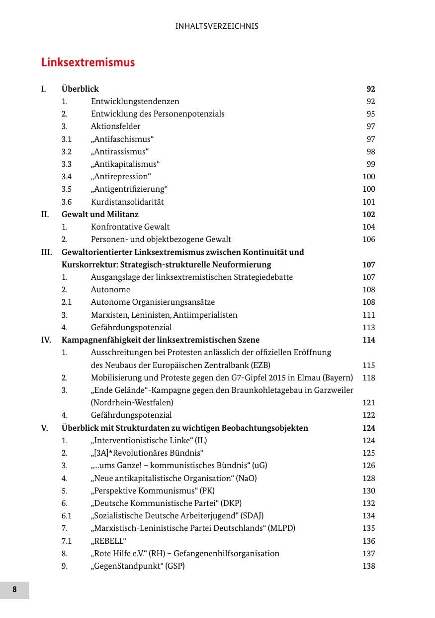 Seite 7 des Verfassungsschutzbericht 2015 Bund
