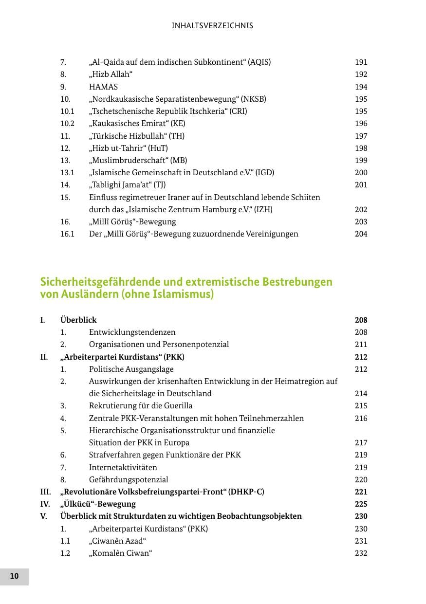 Seite 9 des Verfassungsschutzbericht 2015 Bund