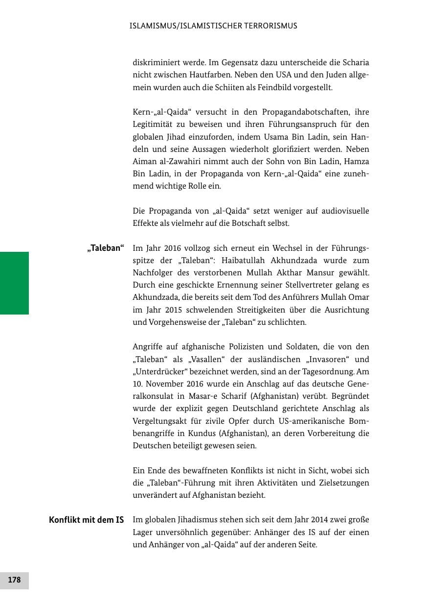 Seite 177 des Verfassungsschutzbericht 2016 Bund