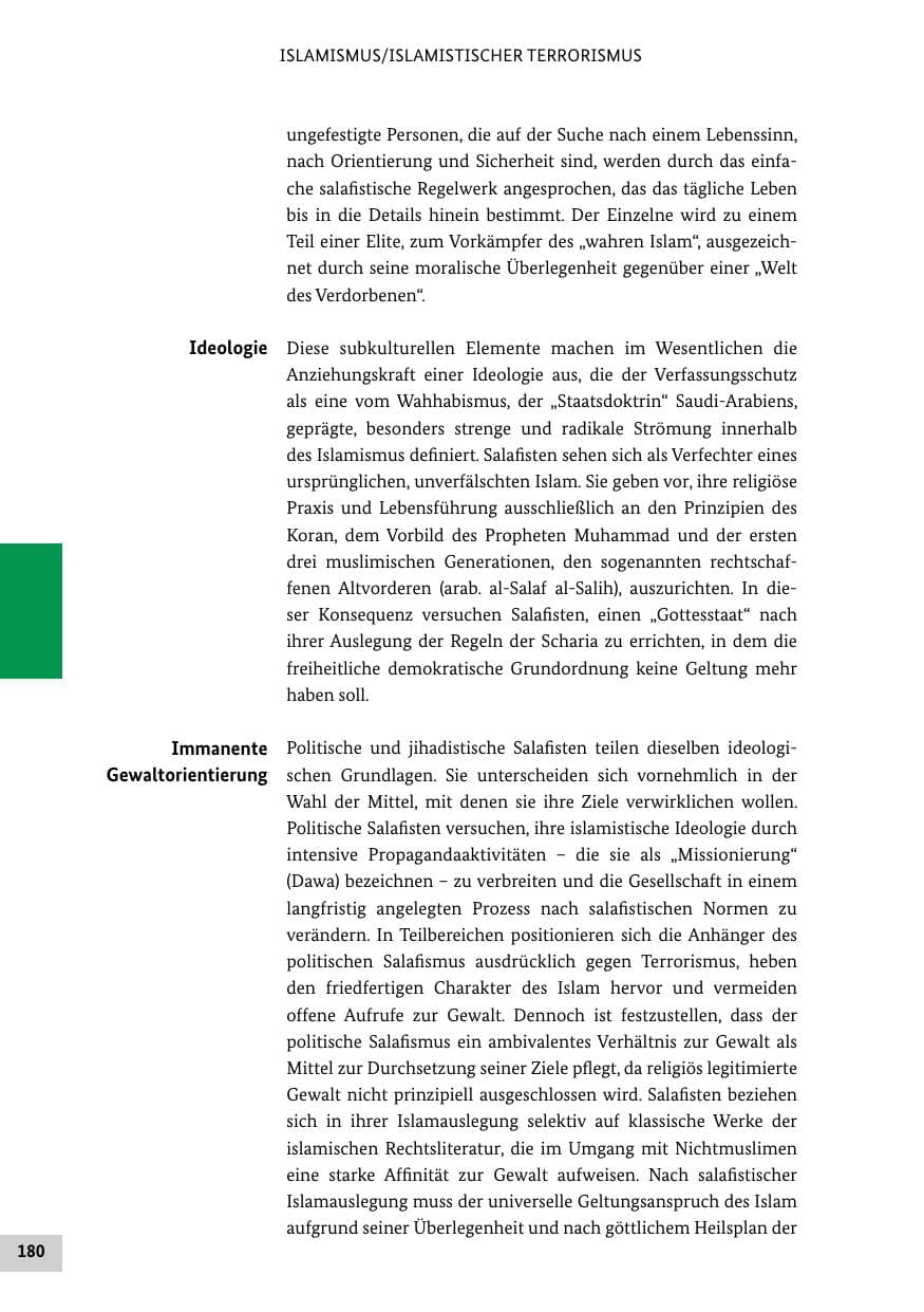 Seite 179 des Verfassungsschutzbericht 2016 Bund