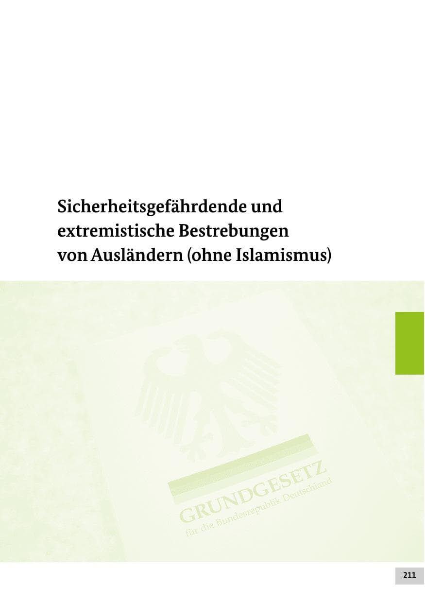 Seite 210 des Verfassungsschutzbericht 2016 Bund