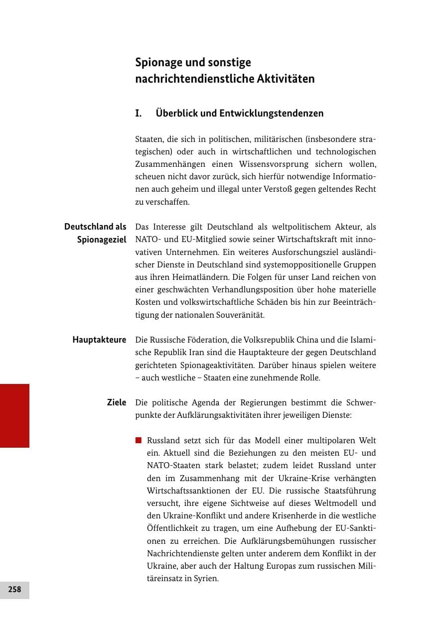 Seite 257 des Verfassungsschutzbericht 2016 Bund