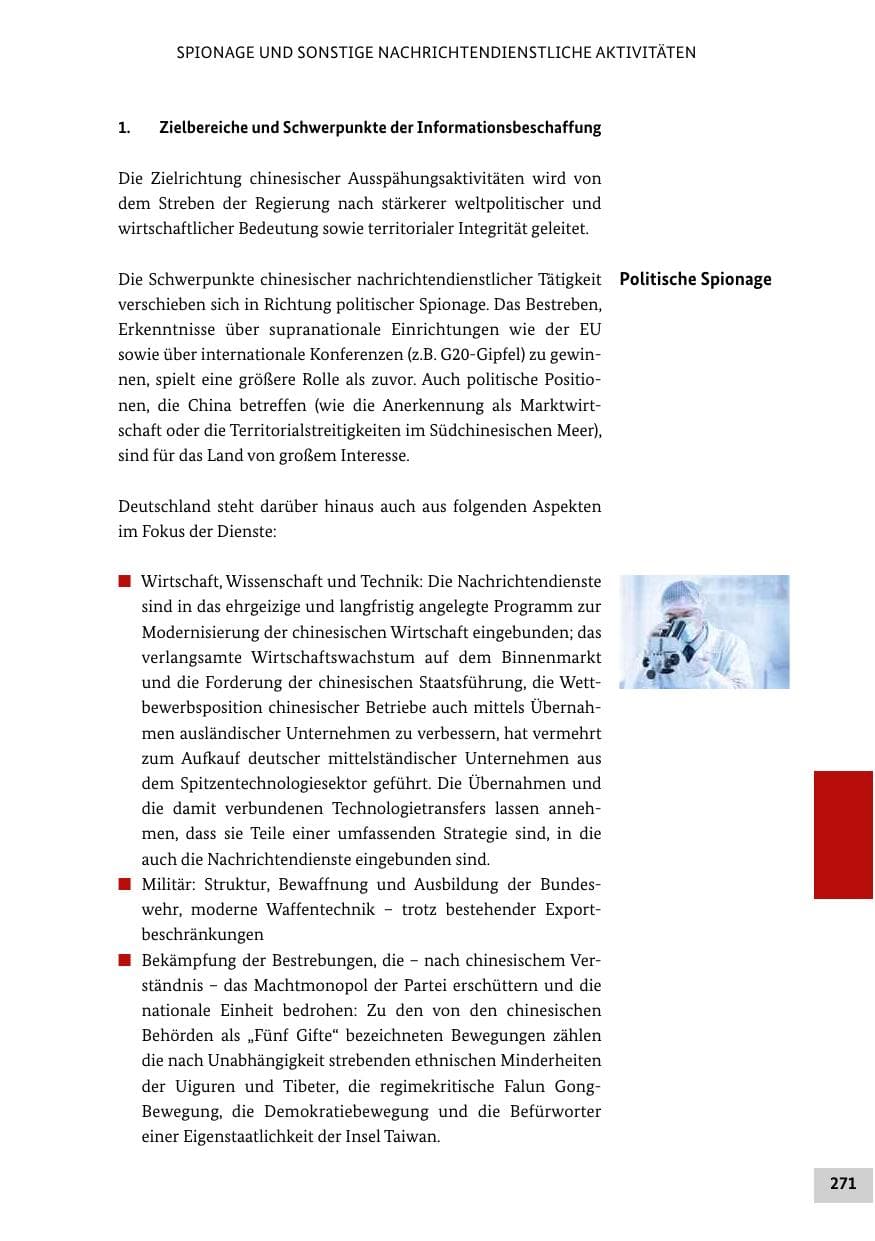 Seite 270 des Verfassungsschutzbericht 2016 Bund